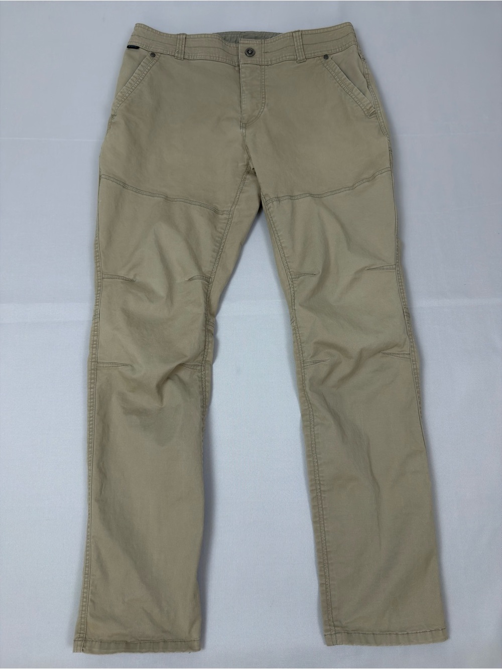 Kuhl Free Generatr Pants Khaki Beige 33x32 Outdoor Hiking Stretch